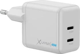 XLayer Ladegerät Universal 45W Powercharger weiß