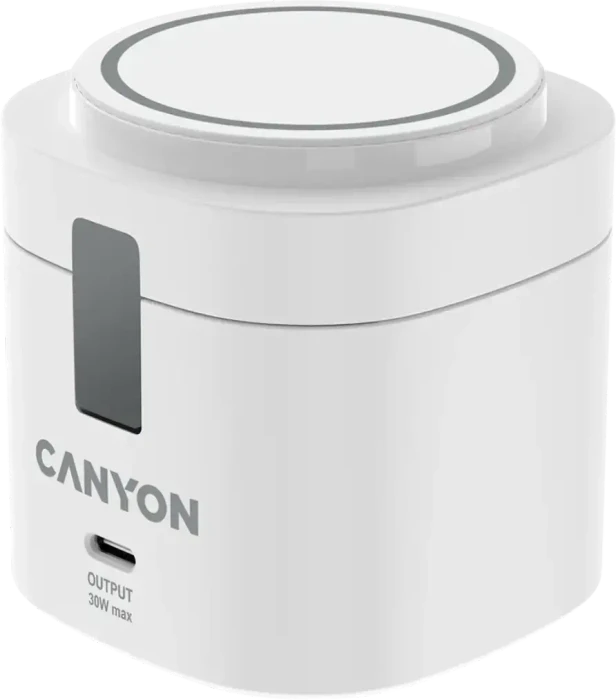 Canyon Wireless Charging Stand OnCharge 405 + Adapter weiß