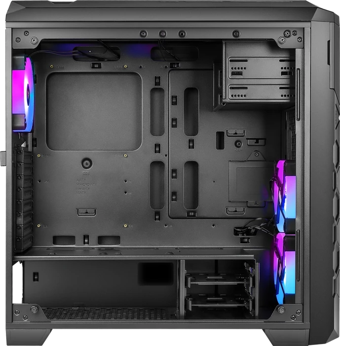 AZZA Storm 6000-ARGB, schwarz, Glasfenster