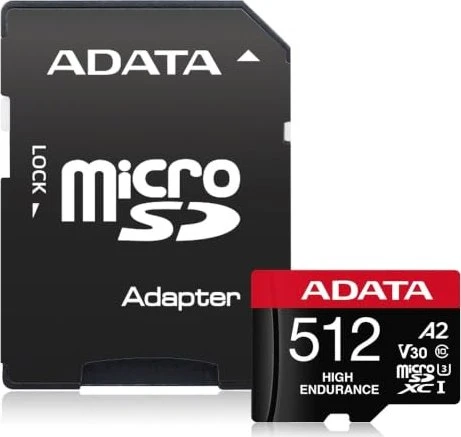 ADATA High-Endurance, microSD UHS-I U3, A2, V30