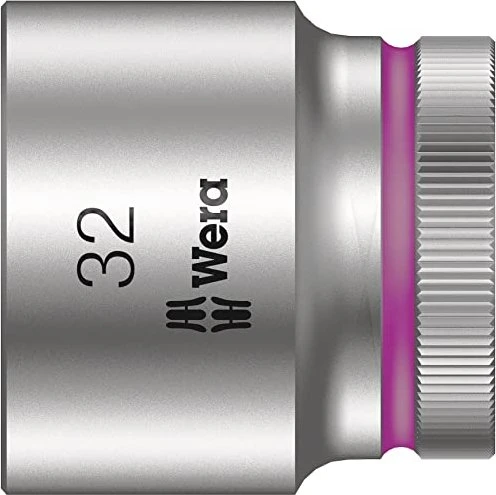Wera 8790 HMC Zyklop Außensechskant Steckschlüssel 1/2", 32x42mm