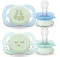 Philips Avent SCF075/08 ultra start Nighttime Beruhigungsschnuller, 0-2M, Silikon, blau/grün, 2 Stück Vorschaubild