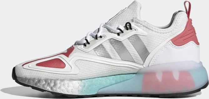 adidas ZX 2K Boost cloud white/silver metallic/hazy rose (Damen)