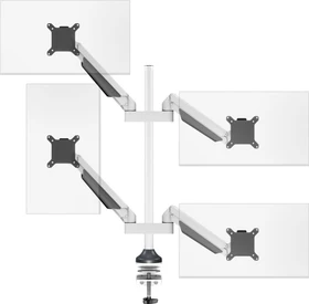 Multibrackets M VESA Gas Lift Arm Quad weiß