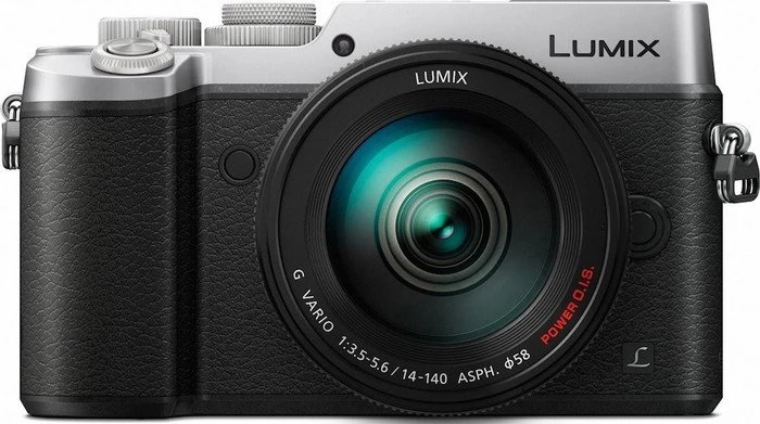 Panasonic Lumix DMC-GX8 silber mit Objektiv Lumix G Vario 14-140mm 3.5-5.6 ASPH OIS