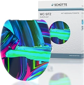 Schütte Duroplast WC-Sitz mit Absenkautomatik neon paint