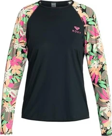 Roxy Printed Rashguard Funktionsshirt langarm anthracite palm song (Damen)