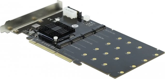 DeLOCK 4x M.2 PCIe, PCIe 3.0 x16