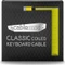 CableMod Classic Coiled Keyboard Cable USB Micro-B auf USB-A, Tastaturkabel (Spiral-Textilkabel), 1.5m, Dominator Yellow Vorschaubild