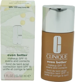 Clinique Even Better Evens and Corrects Makeup Foundation WN100 deep honey LSF15, 30ml