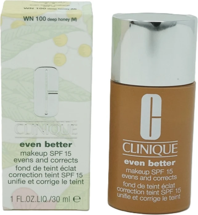 Clinique Even Better Evens and Corrects Makeup Foundation WN100 deep honey LSF15, 30ml