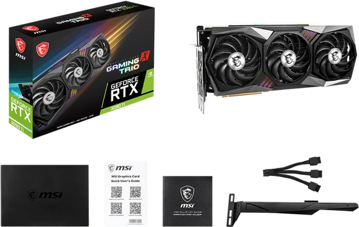 MSI GeForce RTX 3090 Ti Gaming X Trio 24G, 24GB GDDR6X, HDMI, 3x DP