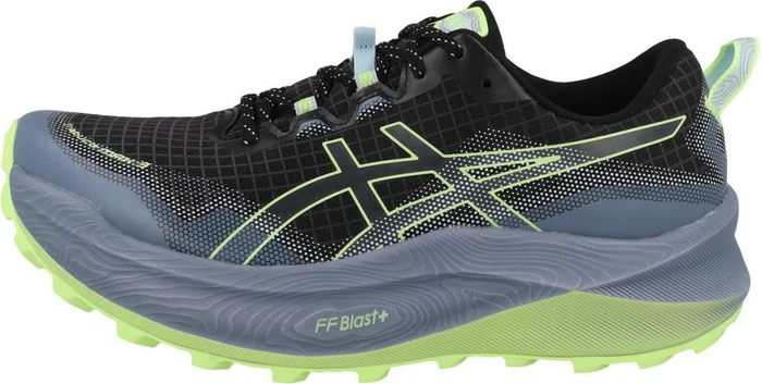 Asics Trabuco Max 3 black/illuminate green (Herren)