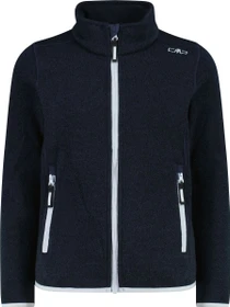 CMP Fleece Knit-Tech Meliert Jacke b.blue/sky blue (Junior)