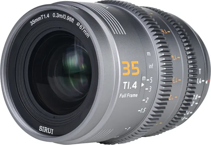 Sirui Vision Prime 1 35mm T1.4 Full-Frame Cine für Sony E grau