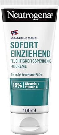 Neutrogena Norwegische Formel Fußcreme sofort einziehend, 100ml