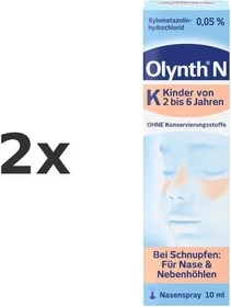 Olynth N 0.05% für Kinder von 2 bis 6 Jahren Nasenspray ohne Konservierungsstoffe, 10ml