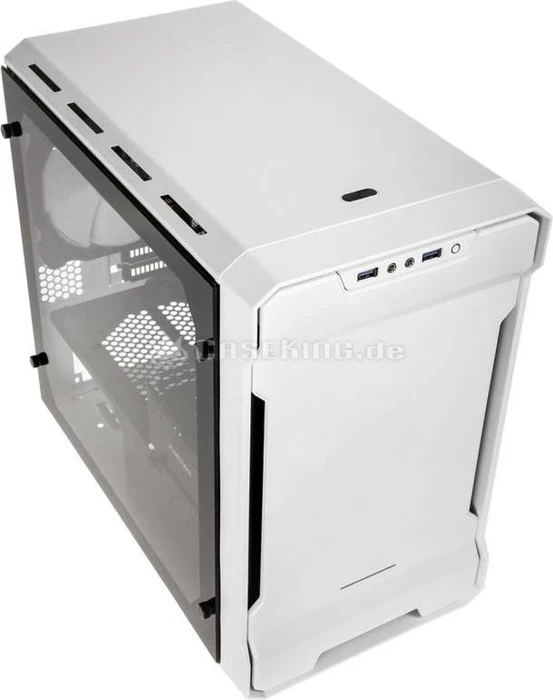 Phanteks Enthoo Evolv ITX Tempered Glass weiß, Glasfenster, Mini-ITX