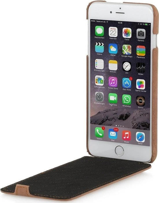 Stilgut UltraSlim Vintage für Apple iPhone 7 cognac-braun