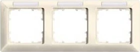 Siemens DELTA line Rahmen 3-Fach, 222x80mm, elektroweiß