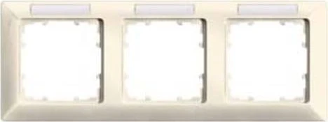 Siemens DELTA line Rahmen 3-Fach, 222x80mm, elektroweiß