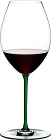 Riedel Fatto A Mano Syrah Rotweinglas grün
