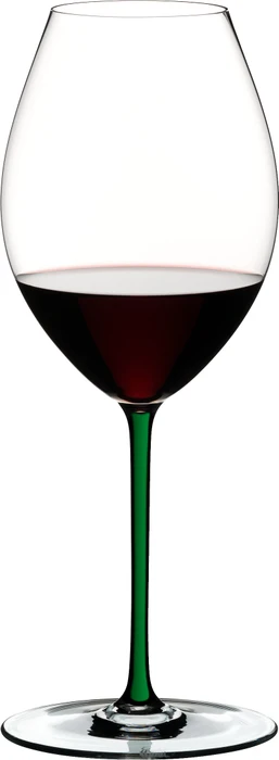 Riedel Fatto A Mano Syrah Rotweinglas grün