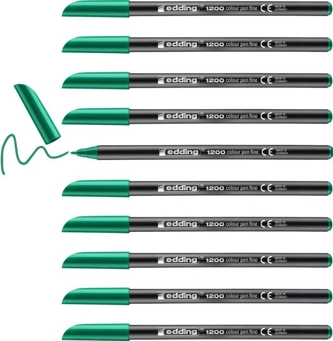 edding 1200 grün, 10er-Pack