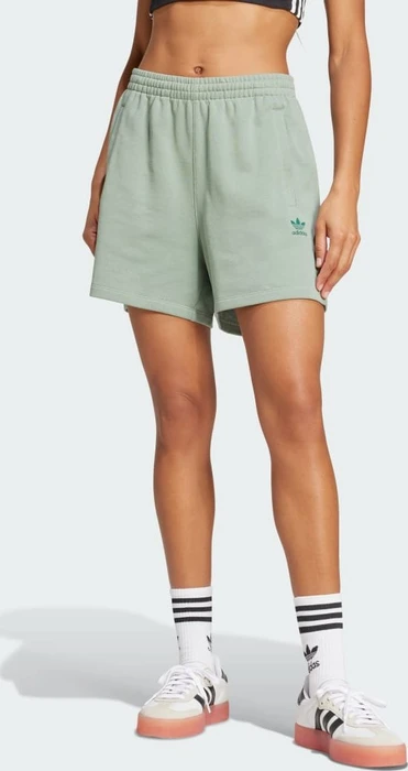 adidas Essentials French Terry Shorts silver green (Damen)