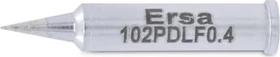 Ersa 102 Ersadur Dauerlötspitze, bleistiftspitz, 0.4mm