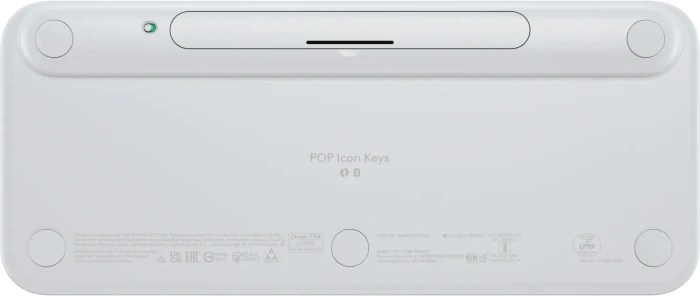 Logitech POP Icon Keys, Off-White & Orange, Logi Bolt, USB/Bluetooth, DE