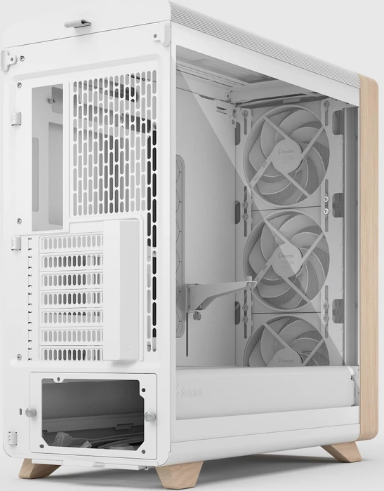 Fractal Design Summit Chalk White TG Clear, Glasfenster