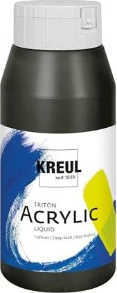 Kreul Solo Goya Triton Acrylic Acrylfarbe, schwarz, 750ml