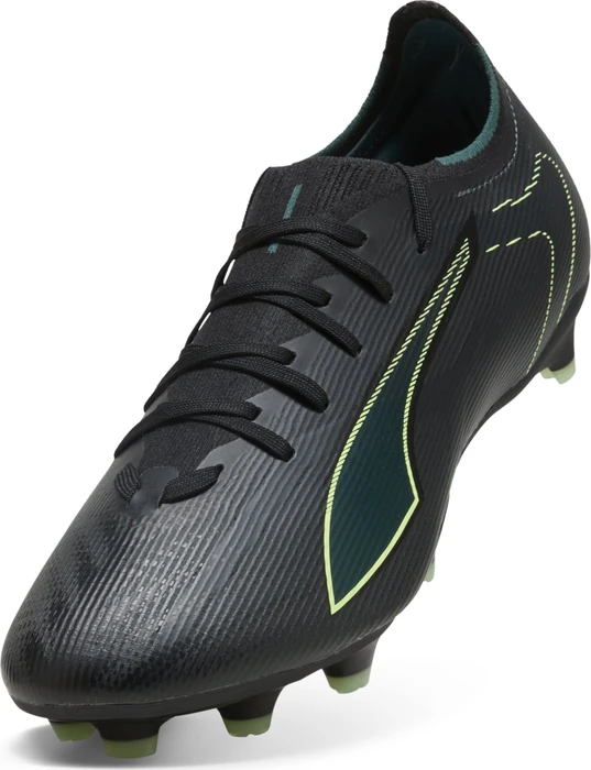 Puma Ultra 6 Match FG/AG puma black/fizzy light/green terrain