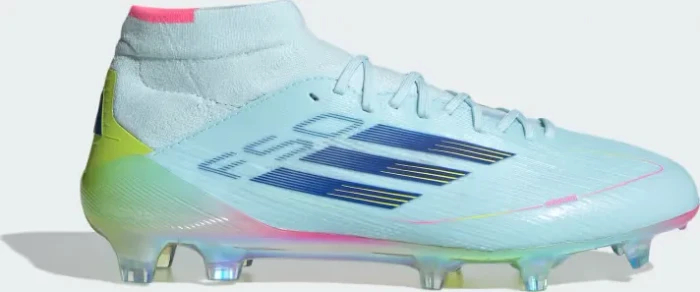 adidas F50 Elite Mid-Cut FG almost blue/semi lucid blue/semi solar yellow (Damen)