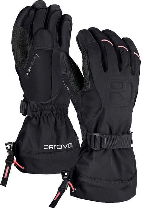 Ortovox Merino Freeride Skihandschuhe black raven (Damen)