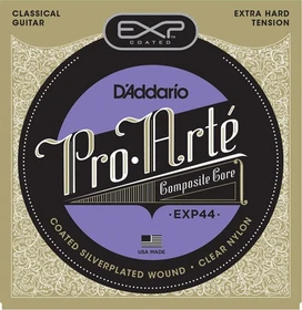 D'Addario EXP Coated Pro-Arté Composite, Extra-Hard Tension