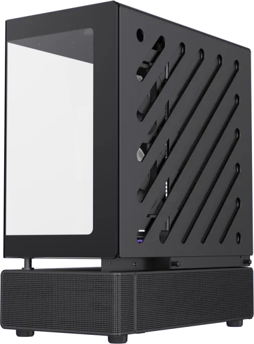 GameMax N80 Black, Glasfenster