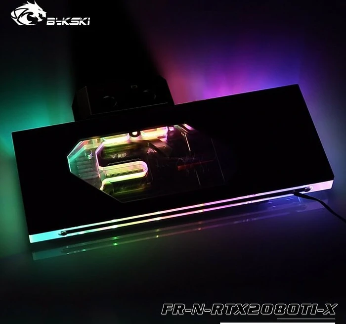 Bykski NVIDIA RTX 2080/2080Ti Founders Edition mit Backplate, schwarz