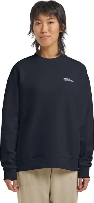 Jack Wolfskin Essential Crewneck Sweatshirt dark navy (Damen)