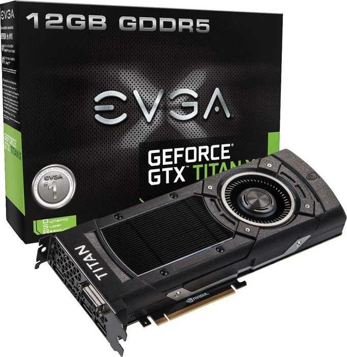 EVGA GeForce GTX Titan X, 12GB GDDR5, DVI, HDMI, 3x DP
