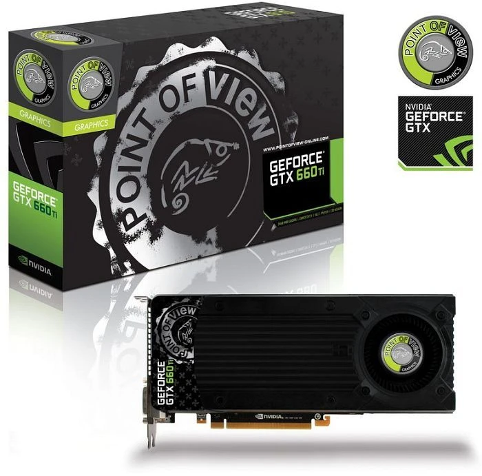 Point of View GeForce GTX 660 Ti Single Fan, 2GB GDDR5, 2x DVI, HDMI, DP