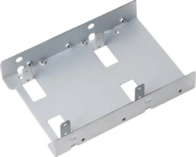SilverStone SDP08 Lite, 3.5" Einbaurahmen, vernickelt, grau