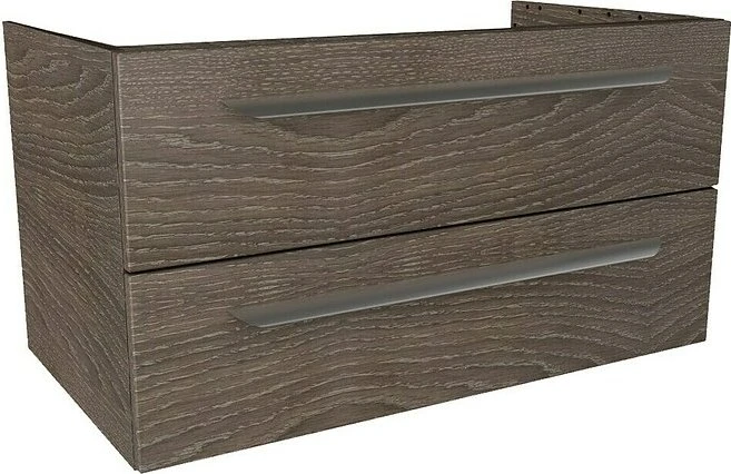 Lanzet M9 Waschtischunterschrank 89.2x48.9x48cm, Eiche Maron