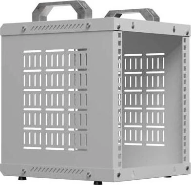 Lanberg Open Rack Series OR10 10" Open Frame Rack 6HE, 4-Pfosten, Flat Pack, IP20, RAL 7035, 300mm tief