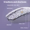 T'nB Rechargeable Bluetooth Wireless Mouse, Flower Exclusiv violett/weiß/gelb, USB/Bluetooth Vorschaubild