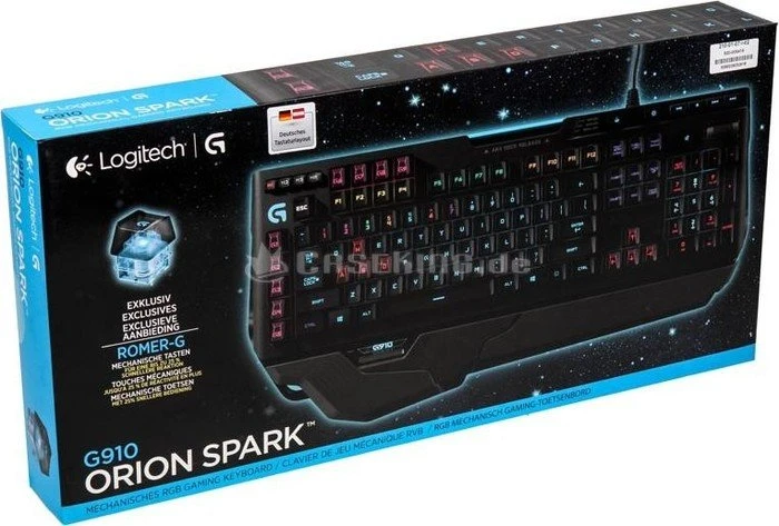 Logitech G910 Orion Spectrum, Romer-G Tactile, USB, CH