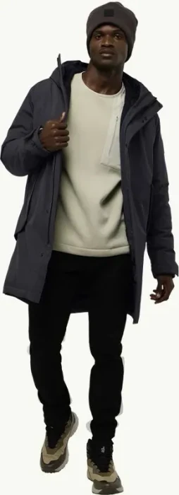 Jack Wolfskin Brandenburger Funktionsmantel dark navy (Herren)