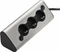 WMF Ambient Multi-Stecker Pro Edelstahl matt, 3-fach, 1.8m, edelstahl matt Vorschaubild