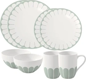 Villeroy & Boch Fleur Vert Starter Kombiservice, 8-tlg.